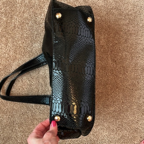 Michael Kors Shiny Snakeskin Purse - Picture 3 of 10
